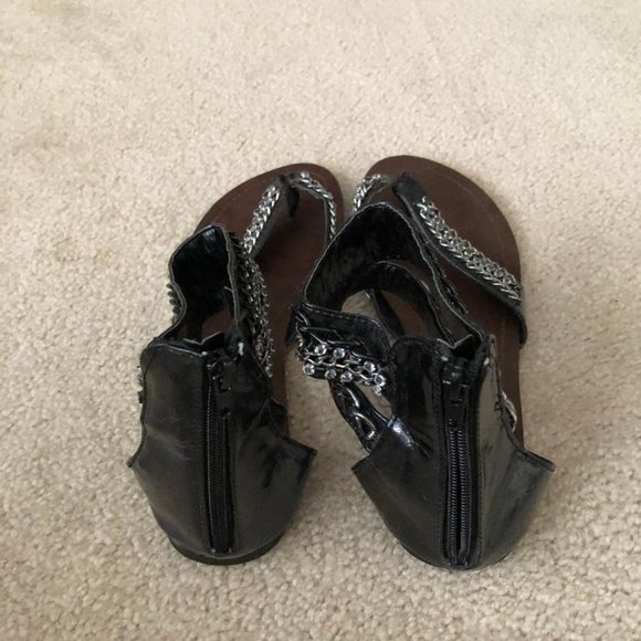 Celeste - Women's Gladiator Sandals-Silver Metallic - Size 10M - New in box - Picture 4 of 6